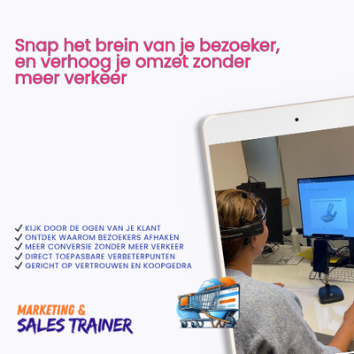 1-op-1 sessie: Neuromarketing & Conversie-optimalisatie voor jouw webshop